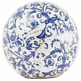 Boule en céramique patiné
