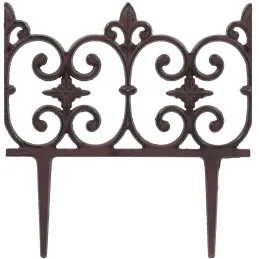 Bordure de jardin en fonte Valentine