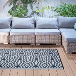 Tapis de jardin reversible