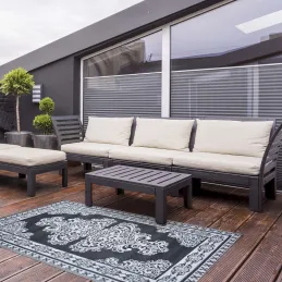 Tapis de jardin reversible