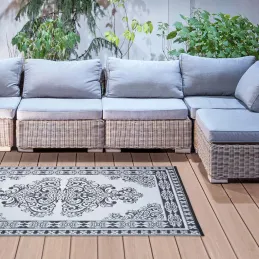 Tapis de jardin reversible