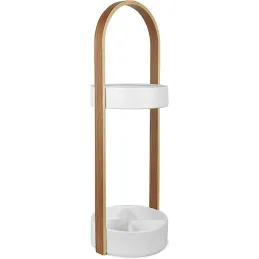 Porte parapluies bois et métal Hub