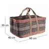 Sac à bûches en toile de jute épaisse Pampa