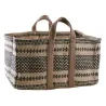 Sac à bûches en toile de jute épaisse Pampa