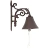 Cloche de jardin fleurs en fonte