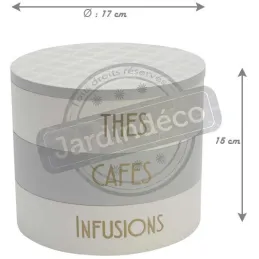 Boite à thé, infusion et café