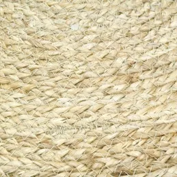 Tapis rond en jute naturel tressé