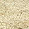Tapis rond en jute naturel tressé