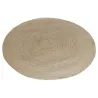 Tapis rond en jute naturel tressé