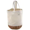 Sac tissu rond fond osier