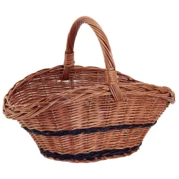 Panier design osier buff