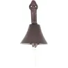 Cloche de jardin fleurs en fonte