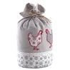 Cale-porte en coton et lin 1,5kg