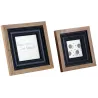 Cadre photo en bois et verre (Lot de 2)