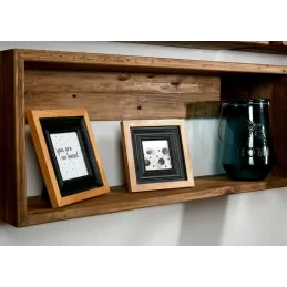 Cadre photo en bois et verre (Lot de 2)