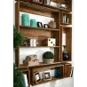 Cadre photo carré en bois noir (Lot de 2)