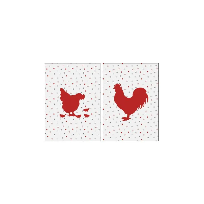 Torchon de cuisine en coton (Lot de 2)