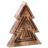 Sapin gigogne en bois (Lot de 4)