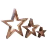 Etoile gigogne en bois (Lot de 3)