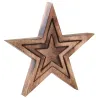 Etoile gigogne en bois (Lot de 3)