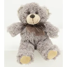 Peluche ours en acrylique gris foncé