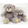 Peluche ours en acrylique gris foncé