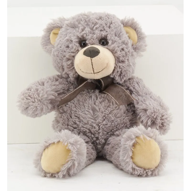 Peluche ours en acrylique gris foncé