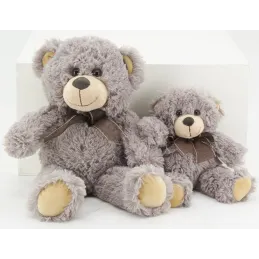 Peluche ours en acrylique gris foncé