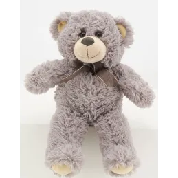 Peluche ours en acrylique gris foncé