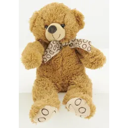 Peluche ours en acrylique brun