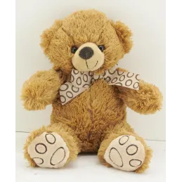 Peluche ours en acrylique brun