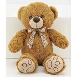 Peluche ours en acrylique brun