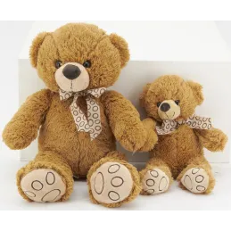 Peluche ours en acrylique brun