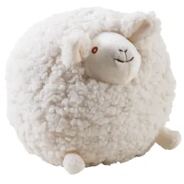 Mouton en laine blanc Shaggy