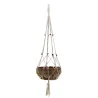 Macramé en jute blanc 2 niveaux