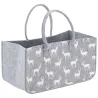 Sac à bûches en feutrine 50 x 25 cm