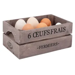 Boîte à oeufs en bois