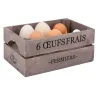 Boîte à oeufs en bois