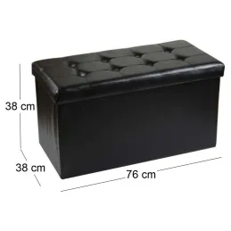 Banc coffre polyuréthane couvercle capitonné