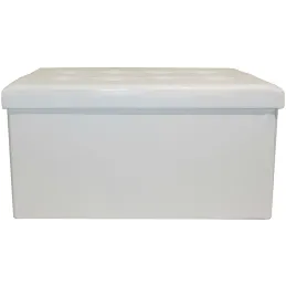 Banc coffre polyuréthane couvercle capitonné