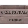 Boîte à oeufs en bois