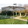 Parasol en bois 300 cm avec manivelle Holly