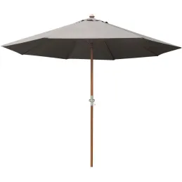 Parasol en bois 300 cm avec manivelle Holly