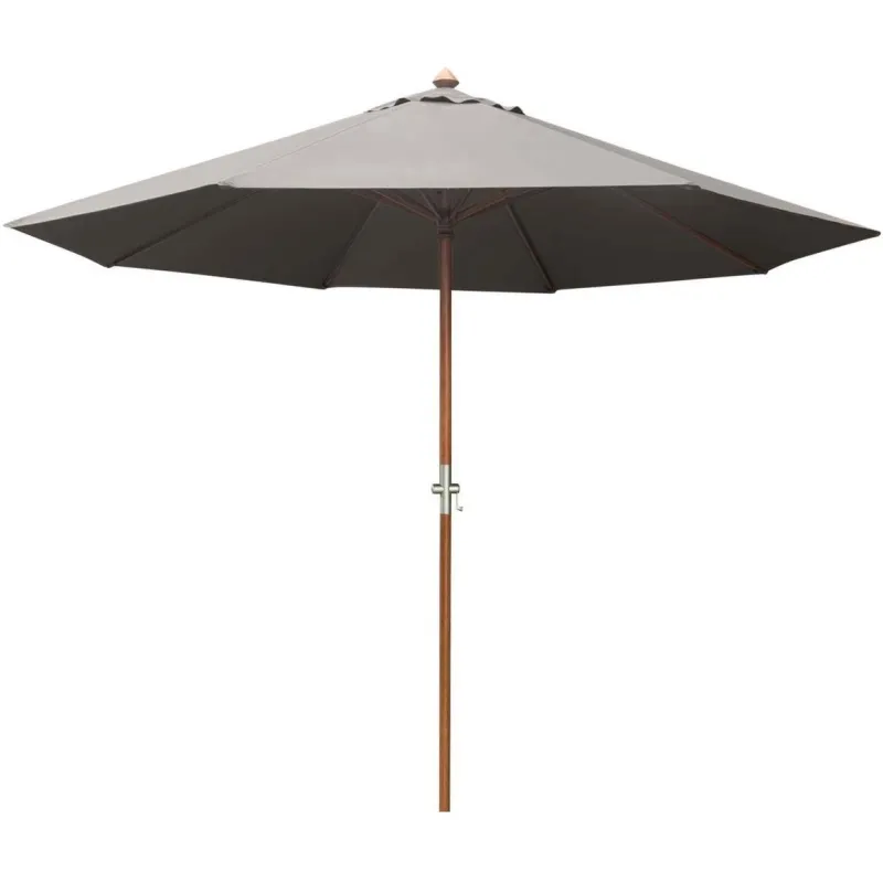 Parasol en bois 300 cm avec manivelle Holly
