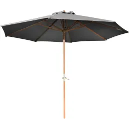 Parasol en bois 300 cm avec manivelle Holly