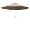 Parasol en bois 350 cm avec manivelle June
