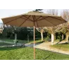 Parasol en bois 350 cm avec manivelle June