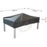 Housse de protection étanche pour table