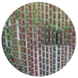 Rideau de porte en PVC Lazio multicolore