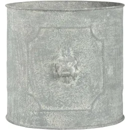 Pot de fleurs ronds Lion (Lot de 2)